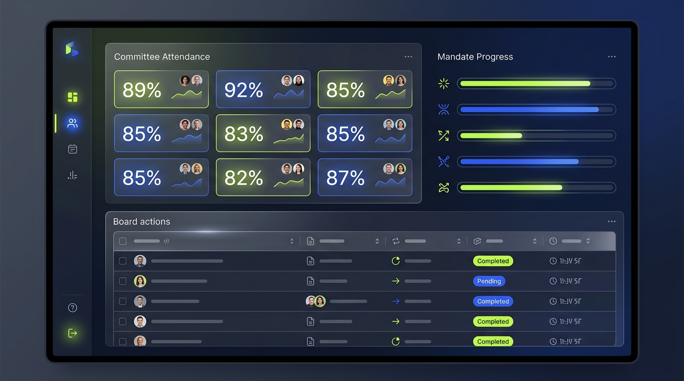 Board Directors & Corporate Secretaries GRC Dashboard